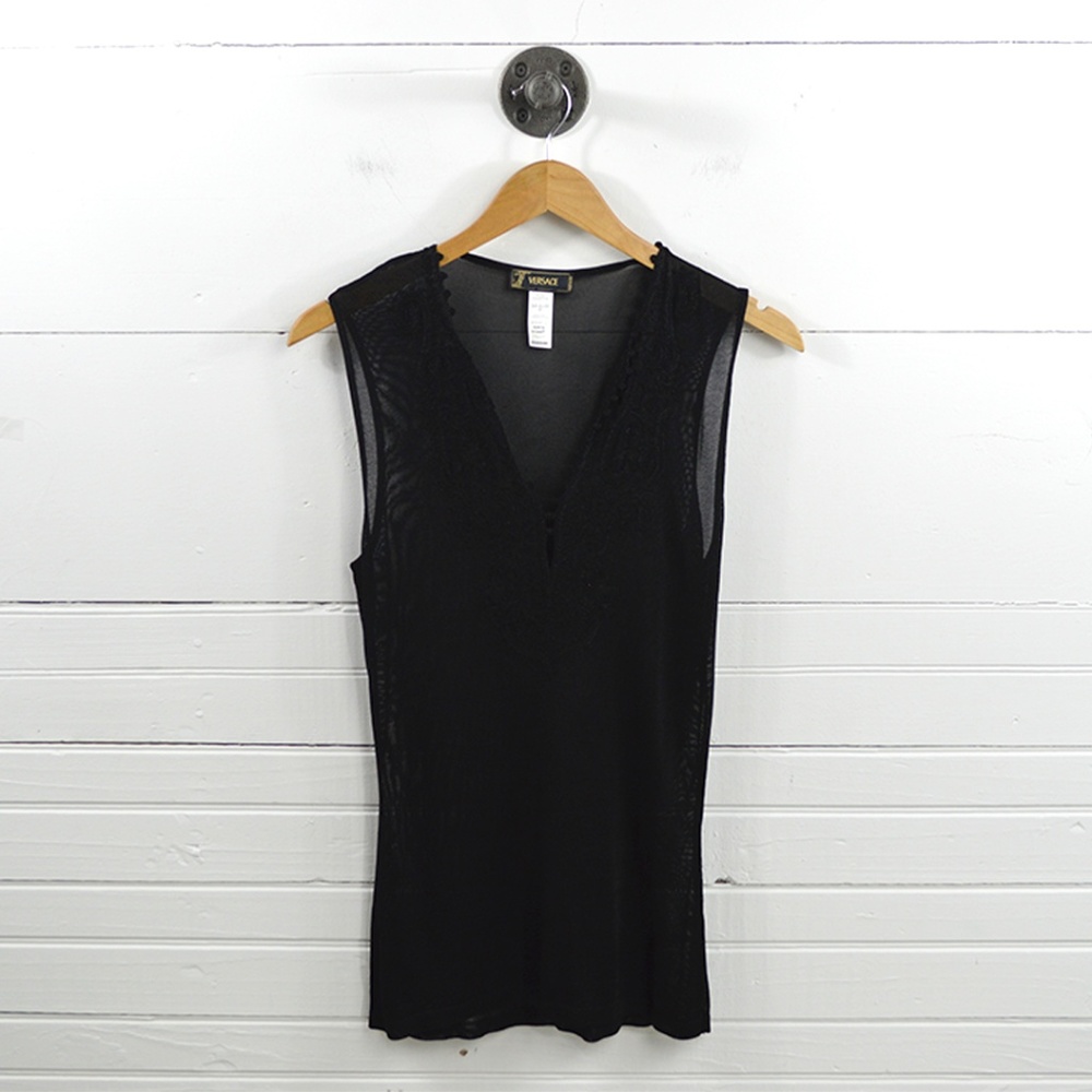 VERSACE SHEER LACE TOP #170-99
